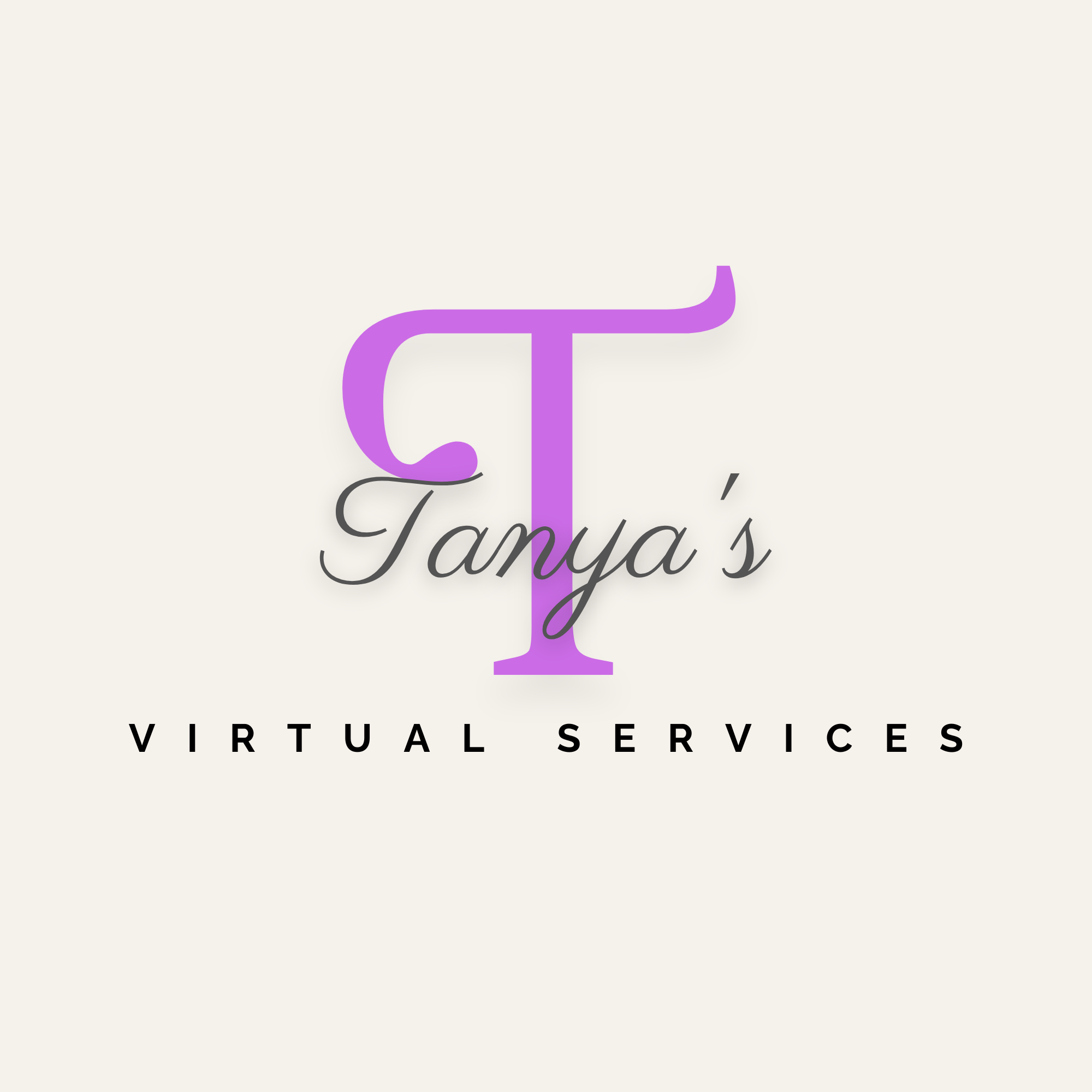 Tanya's Virtual Services logo